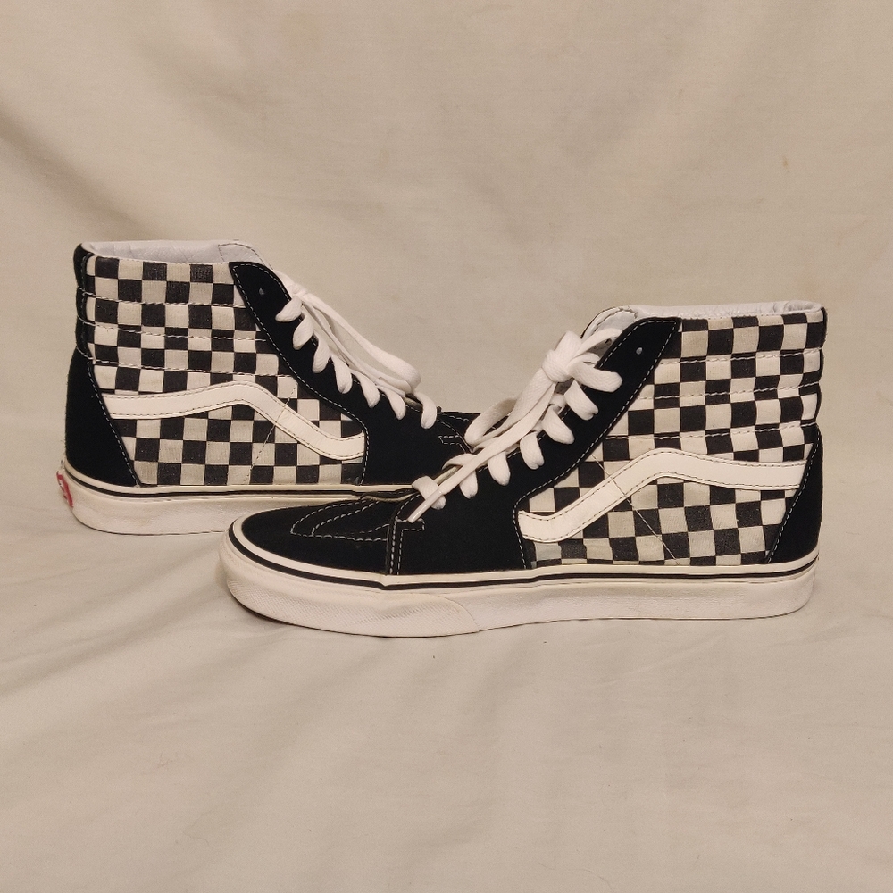 Vans Sk8-Hi Checkerboard Vans Patch - Picture 7 of 9